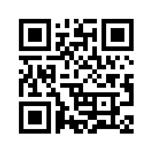 A classic black and white QR code